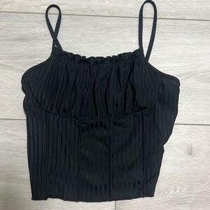 Papaya Corset Crop Top